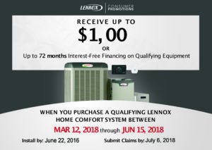 Lennox South West Spring 2018 Consumer Promotion_Finalv3